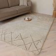 Azera Berber Crosshatch Cream White Rug - Sizes Available thumbnail 2