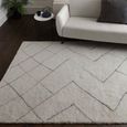 Azera Berber Rhombus Cream White Rug - Sizes Available thumbnail 2