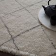 Azera Berber Rhombus Cream White Rug - Sizes Available thumbnail 3