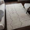 Azera Berber Tribal Cream White Rug - Sizes Available thumbnail 2