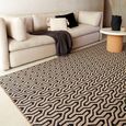 Global Black Lattice Rug - Sizes Available thumbnail 2