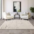 Valley Ivory Charcoal Route Rug - Sizes Available thumbnail 2