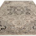 Sovereign Antique Grey Silver Medallion Rug - Sizes Available thumbnail 3