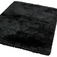 Plush Black Rug - 70cm x 140cm thumbnail 3
