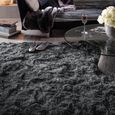Plush Slate Grey Silver Rug - 70cm x 140cm thumbnail 2
