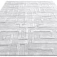 Maze Grey Silver Rug - Sizes Available thumbnail 3
