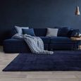 Milo Navy Blue Rug - Sizes Available thumbnail 2