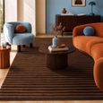 Linie Cocoa Brown Rug - Sizes Available thumbnail 2