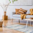Muse Blue Stripe MU05 Runner - 80cm x 150cm thumbnail 2