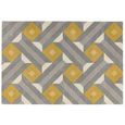 Reef Motif Ochre Grey RF01 Rug - Sizes Available thumbnail