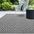 Patio Diamond Monochrome PAT12 Rug - Sizes Available thumbnail 2