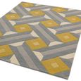 Reef Motif Ochre Grey RF01 Rug - Sizes Available thumbnail 3