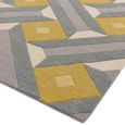 Reef Motif Ochre Grey RF01 Rug - Sizes Available thumbnail 4