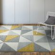 Sketch Cubic Ochre Modern Hand Carved SK06 Rug - 200cm x 290cm thumbnail 2