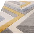 Sketch Linear Grey Modern Hand Carved SK09 Rug - Sizes Available thumbnail 3