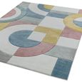 Sketch Retro Multi Colour Modern Hand Carved SK08 Rug - 120cm x 170cm thumbnail 3
