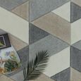 Sketch Rhombus Grey Modern Hand Carved SK01 Rug - 200cm x 290cm thumbnail 3