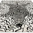 Wilder Zebra Mono White and Black Rug - Sizes Available thumbnail 4