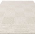 Zennith Grid Cream Rug - Sizes Available thumbnail 4