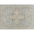 Avellino Vintage Blue Boho High Pile AVL2300 Rug - Sizes Available