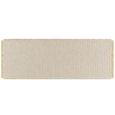 Kimi Becki Owens Grey Solid and Border Fringe BOKM2304 Runner - 80cm x 220cm thumbnail