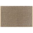 Kimi Becki Owens Grey Solid and Border Fringe BOKM2305 Rug - 200cm x 275cm thumbnail