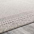 Bahar Geometric Global Grey Round BHR2321 Rug - Sizes Available thumbnail 3