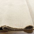 Kimi Becki Owens Brown Solid and Border Fringe BOKM2302 Rug - 120cm x 170cm thumbnail 3