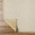 Kimi Becki Owens Grey Solid and Border Fringe BOKM2304 Runner - 80cm x 220cm thumbnail 4