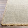 Kimi Becki Owens Grey Solid and Border Fringe BOKM2304 Runner - 80cm x 220cm thumbnail 5
