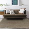 Kimi Becki Owens Grey Solid and Border Fringe BOKM2305 Rug - 200cm x 275cm thumbnail 2