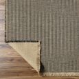 Kimi Becki Owens Grey Solid and Border Fringe BOKM2305 Runner - 80cm x 220cm thumbnail 4
