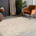 City Beige Zebra Animal Print CIT2301 Rug - Sizes Available thumbnail 2