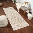 City Beige Zebra Animal Print CIT2301 Runner - 80cm x 220cm thumbnail 2