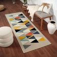 City Geometric Taupe CIT2350 Runner - 80cm x 220cm thumbnail 2