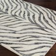 City Grey Zebra Animal Print CIT2300 Rug - Sizes Available thumbnail 5