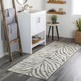 City Grey Zebra Animal Print CIT2300 Runner - 80cm x 220cm thumbnail 2