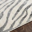 City Grey Zebra Animal Print CIT2300 Runner - 80cm x 220cm thumbnail 3