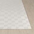 Freud White High Pile Checkered FEU2306 Rug - Sizes Available thumbnail 4