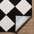 Tivoli Black Washable Shaggy Diamond EDRV2305 Rug - Sizes Available thumbnail 4