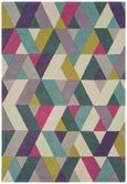 Contemporary Design Funk Rug - Chevron 02 - Blue Green - Sizes Available