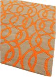 Contemporary Design Matrix Rug - Wire 37 - Orange - Sizes Available