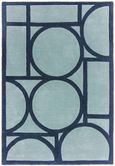 Contemporary Design Metro Rug - Blue - Sizes Available