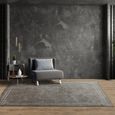 Contemporary Design Zehraya Rug - Border Silver - Sizes Available