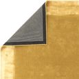 Contemporary Plain Ascot Rug - Gold - Sizes Available