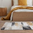 Easy Kuza Rug - Lines - Gold - Sizes Available
