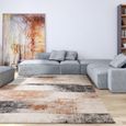 Easy Kuza Rug - Lines - Terracotta - Sizes Available