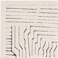 Easy Valley Route Rug - Ivory and Charcoal - 120cm x 170cm