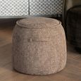 Bingham Stool - Neutral Upholstered