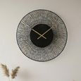 Blunt Wall Clock - Round - Black - Metal